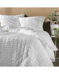 Parure  240 x 220 cm microfibre plisseé + 2 taies Plissia