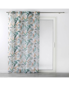 Panneau a oeillets 140 x 240 cm voile sable imprime panis Blanc