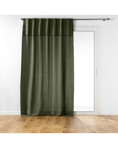 Ridea passant cache-volants en coton 140 x 240 cm Mistraline Vert kaki