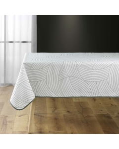 Nappe carree 150 x 150 cm polyester imprime linea Sans