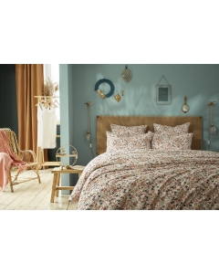 Housse de couette 260 x 240 cm double gaze de coton Capucine Pampa