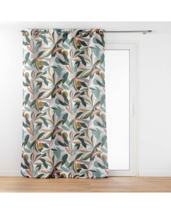 Rideau a oeillets 140 x 260 cm polyester imprimé Lavinia