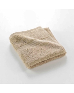 Serviette de toilette 50 x 90 cm éponge 600 gr Elegance Noisette