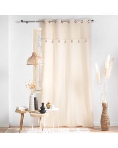 Rideau Élégance Izigold - 140 x 240 cm, Coton & Haut Métallisé