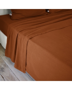 Drap plat 240 x 300 cm flanelle de coton chaude - Candice Tomette