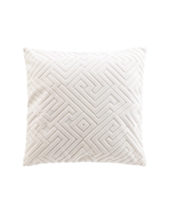 Coussin dehoussable compresse 45 x 45 cm velours devore clover Sans