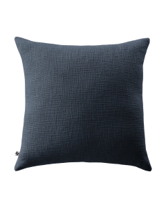 Coussin Déhoussable 60 x 60 cm - 100% coton Sixtine Bleu marine