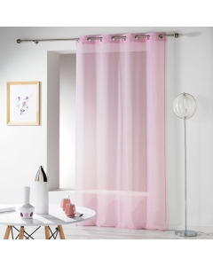 Panneau a oeillets 140 x 240 cm etamine crash telma Rose