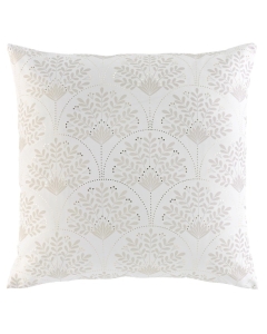 Coussin dehoussable compresse 60 x 60 cm polyester imprime metallise majestia Sans