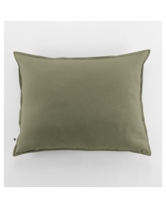 Taie d'oreiller flanelle 50 x 70 cm candice romarin Kaki