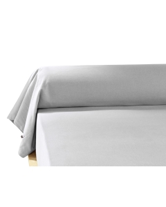 Taie de traversin flanelle 85 x 185 cm candice brume Gris chambré