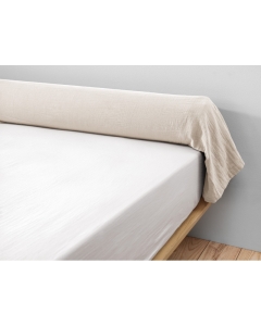 Taie de traversin gaze de coton 85 x 185 cm gaïa pampa Naturel