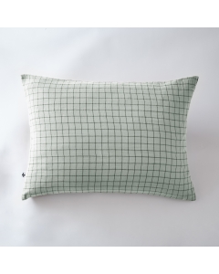 taie d'oreiller 50 x 70 cm gaze de coton gaïa mix eucalyptus