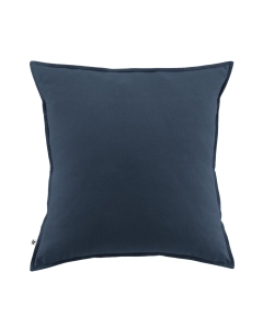 Taie d'oreiller chaude flanelle 63 x 63 cm Candice Bleu foncé