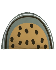 Coussin déhoussable 35 x 50 cm farandole Kaki