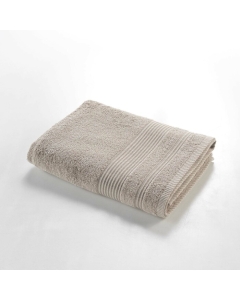 Drap de Douche 70x130 cm - Éponge Unie Tendresse Taupe 600g/m²