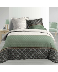 parure 3 p. 260 x 240 cm percale imp. 78 fils allover belor