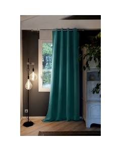 Rideau occultant isolant phonique + polaire 180 x 260 cm Inuit Bleu canard