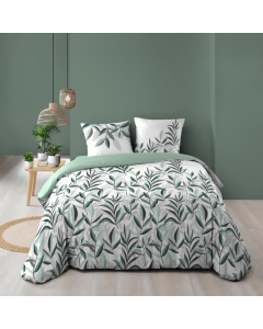 Housse de couette 240 x 220 cm coton 57 fils + 2 taies Eldorado