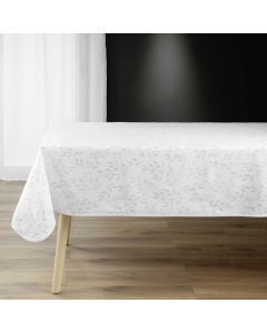 Nappe rectangle 150 x 240 cm polyester imprime metallise lonigold Sans