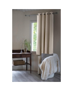 Rideau occultant isolant phonique + polaire 140 x 180 cm Inuit Naturel pampa
