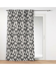 Rideau a oeillets 140 x 260 cm polyester imprime ikaris Sans