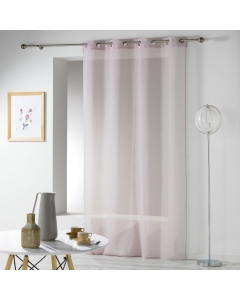 Panneau a oeillets 140 x 240 cm etamine crash telma Taupe