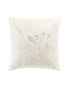 Coussin dehoussable compresse 45 x 45 cm velours imprime metallise marius Sans