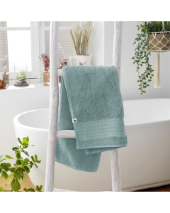 Serviette 50 x 90 cm garance bleu glacier Bleu