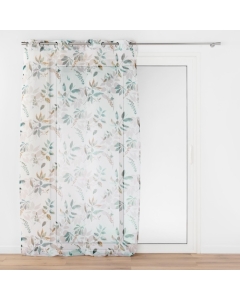 Voilage à Œillets Grande Hauteur - 140 x 280 cm - Voile Sable Imprimé Dilaris