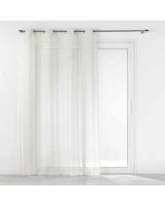 Panneau a oeillets 140 x 240 cm tisse naturel charlize Sans