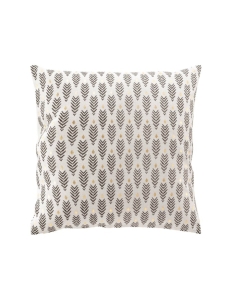 Coussin dehoussable 45 x 45 cm coton imprime or Pearl