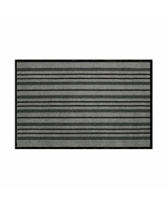 Tapis rectangle 80 x 120 cm anti-poussière grattoir Piano - Gris