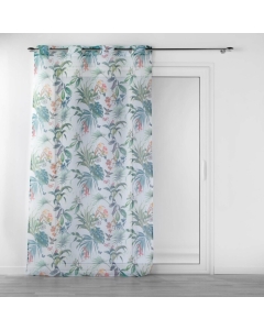 Panneau a oeillets 140 x 240 cm voile sable imprime feerie Blanc