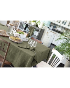 Nappe rectangle 150 x 250 cm Gaze de coton Romarin