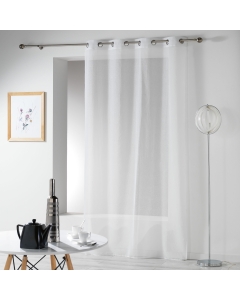 Panneau a oeillets 140 x 280 cm etamine crash telma Blanc