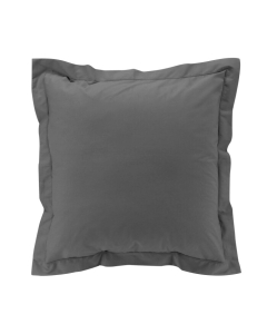 Taie d'oreiller vp 63 x 63 cm percale uni 78 fils percaline  +p. bourdon Acier