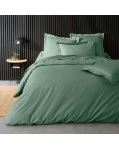 Housse de Couette en Percale de Coton 260 x 240 cm Tilleul