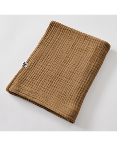 Drap de Bain 90 x 150 cm - Double Gaze de Coton 220 g/m² - Gaia Camel
