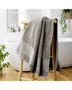 Drap de bain éponge 100% coton bio 600 grammes 90 x 150 cm Garance Argile