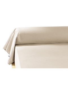 Taie de traversin flanelle 85 x 185 cm candice sable Beige