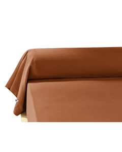 Taie de traversin flanelle 85 x 185 cm candice tomette Orange