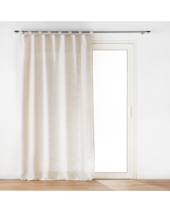 Rideau a passants 140 x 240 cm polyester/lin uni Pauline