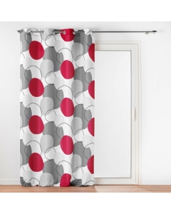 Rideau a oeillets 140 x 260 cm polyester imprimé Merlin