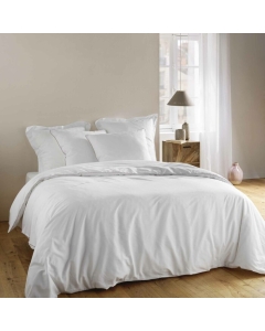 Housse de couette 260 x 240 cm coton 57 fils + 2 taies Noemie