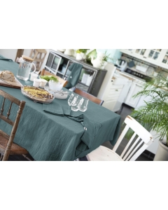 Nappe rectangle 150 x 250 cm Gaze de coton Belu canard