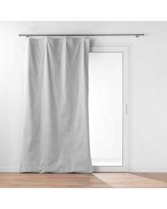 Rideau occultant/thermique/phonique doublure amovible 130 x 270 cm Coverline Gris