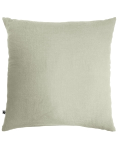 Taie d'oreiller en double gaze de coton – 60 x 60 cm – Gaïa Vert d'eau
