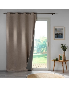 Rideau occultant 140 x 260 cm Crépuscule Beige