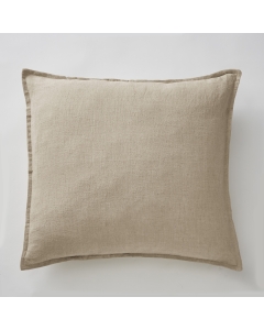 Taie d'Oreiller 60 x 60 cm - Lin Lavé Soline Sable (Lin français)
